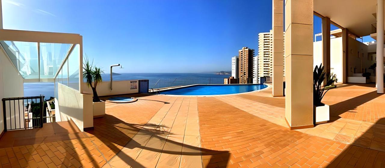 Spectacular Sea Views 2 Bedrooms In Villa Marina Benidorm Buitenkant foto